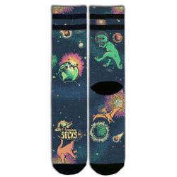 American socks space dino – mi-haut
